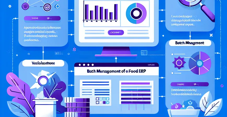  食品追溯系统与食品ERP的批次管理对比